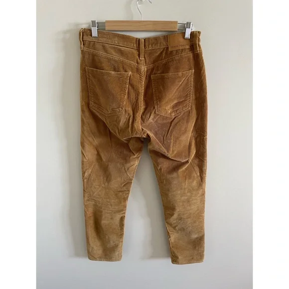 Aritzia Denim Forum The Yoko High Rise Slim Corduroy Size 30 - Picture 9 of 11